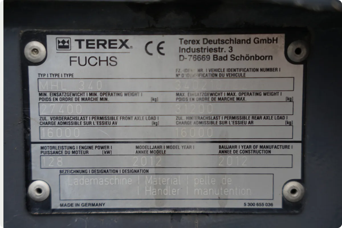 Fuchs MHL340 D · 2012 — Foto 4