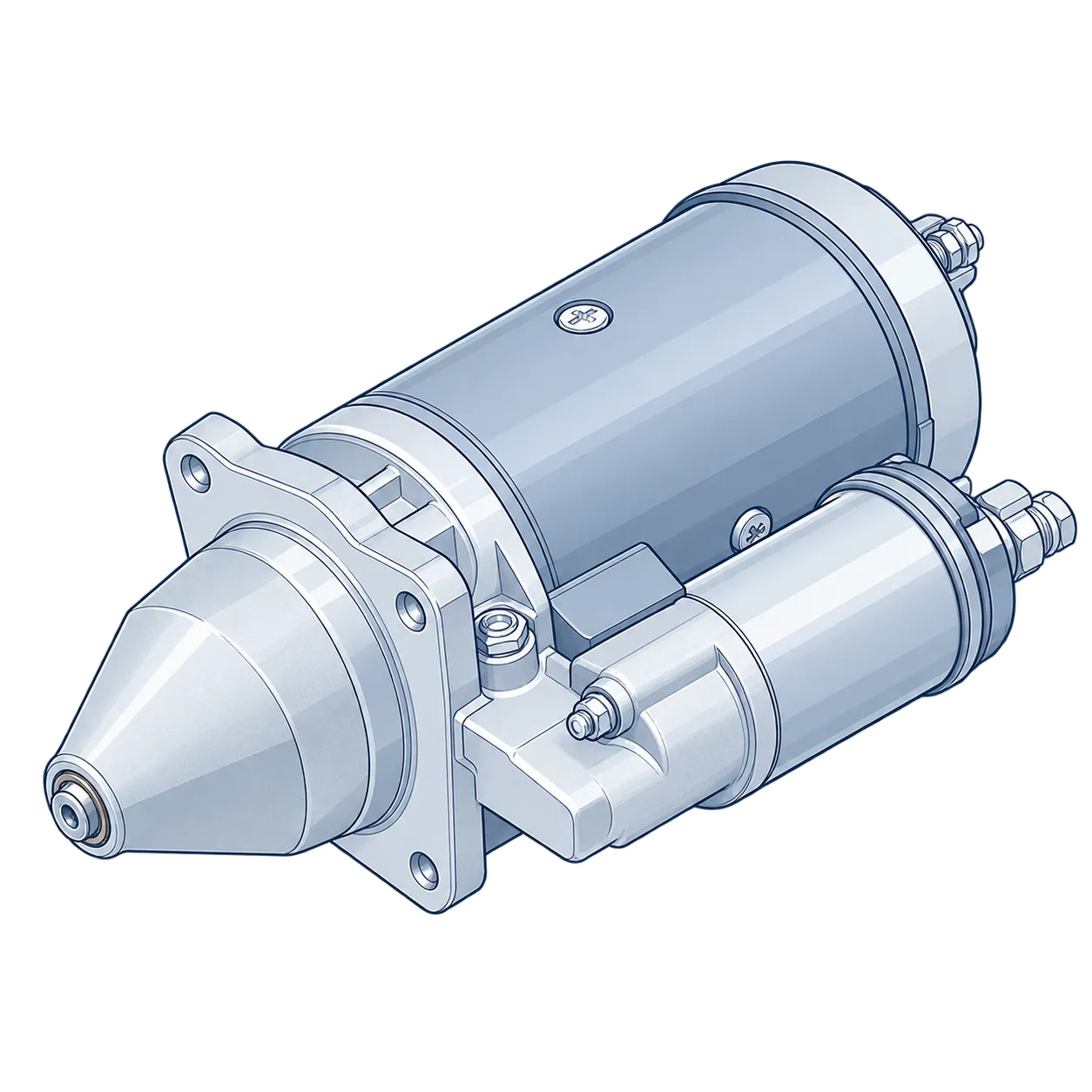 Baugruppe Elektrik — Kabelbaum und Sensor