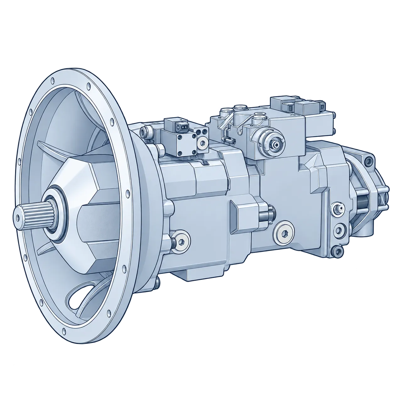 Baugruppe Hydraulik — Zylinder